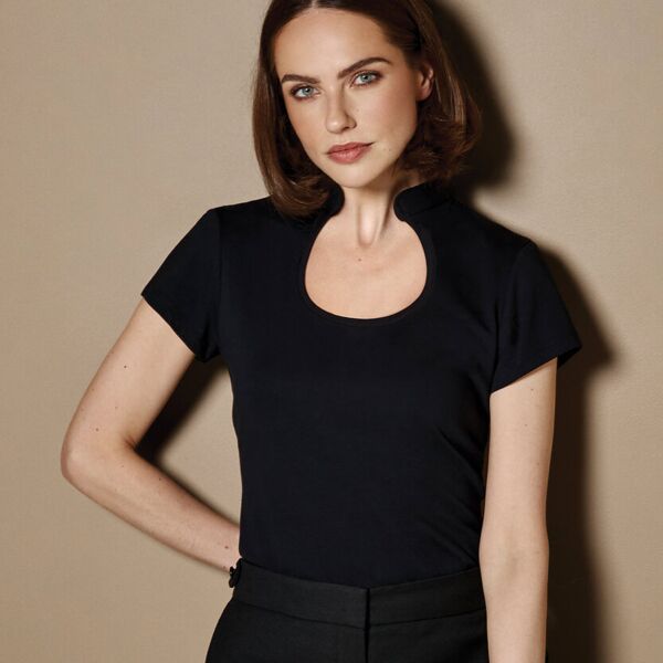Kustom Kit Women's corporate top keyhole neck (regular fit) KK755 Women's corporate top keyhole neck (regular fit) Thumbnail