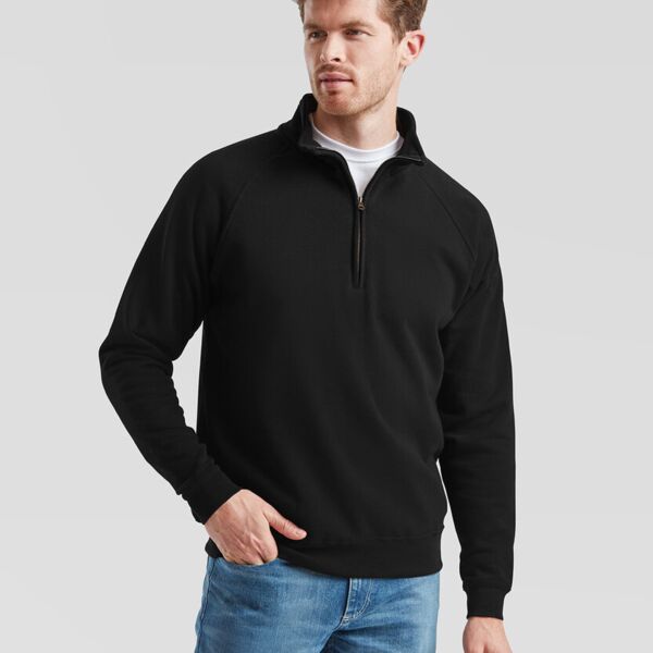 Fruit of the Loom Classic 80/20 zip neck sweatshirt SS230 Classic 80/20 zip neck sweatshirt Thumbnail