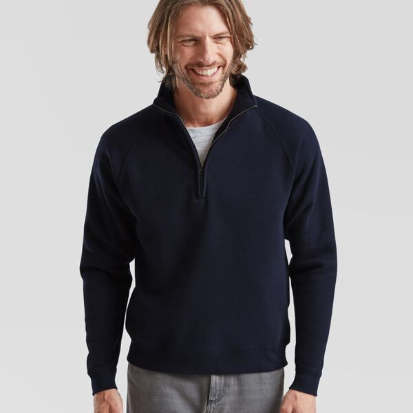 Fruit of the Loom Premium 70/30 zip-neck sweatshirt SS830 Premium 70/30 zip-neck sweatshirt Thumbnail